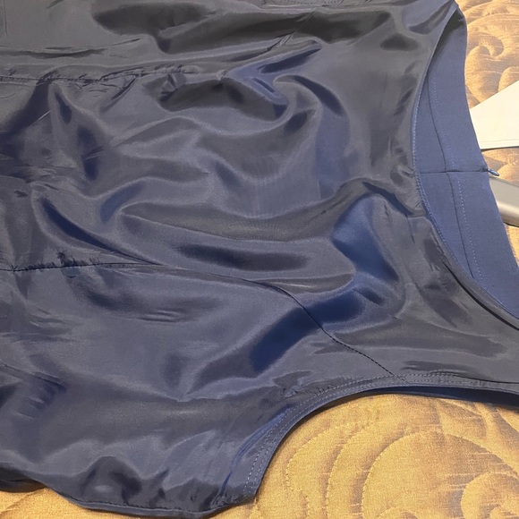 Louben Deep Blue Shift Dress SZ 10 - Picture 14 of 17